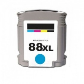 HP88 XL Cyan Cartouche Remanufacturée Grande Capacité UPRINT