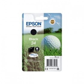 Cartouche Marque Epson 34 / T3461 noire - Balle de Golf