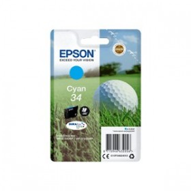 Cartouche Marque Epson 34 / T3462 CYAN - Balle de Golf