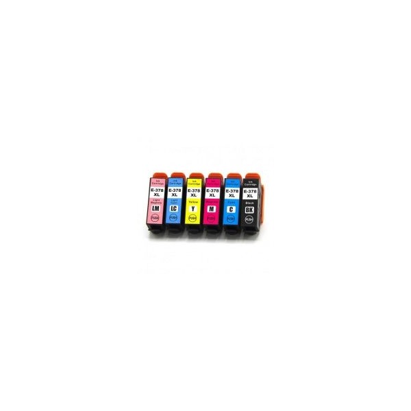 378 – Cartouches EPSON compatibles T3798 – 378XL Pack 6 cartouches en XL